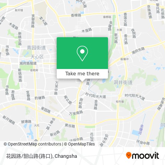 花园路/韶山路(路口) map