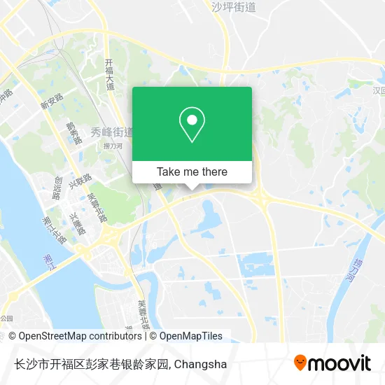 长沙市开福区彭家巷银龄家园 map