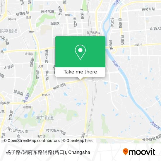 杨子路/湘府东路辅路(路口) map