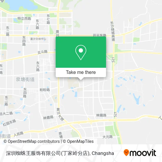 深圳蜘蛛王服饰有限公司(丁家岭分店) map