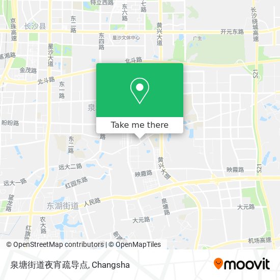 泉塘街道夜宵疏导点 map