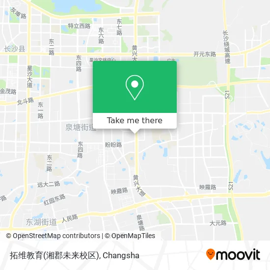 拓维教育(湘郡未来校区) map
