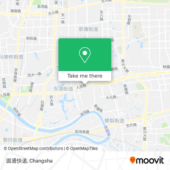 圆通快递 map