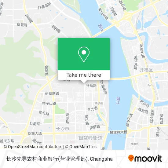 长沙先导农村商业银行(营业管理部) map