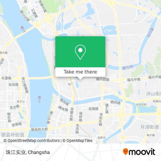 珠江实业 map