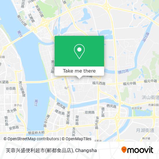 芙蓉兴盛便利超市(郦都食品店) map