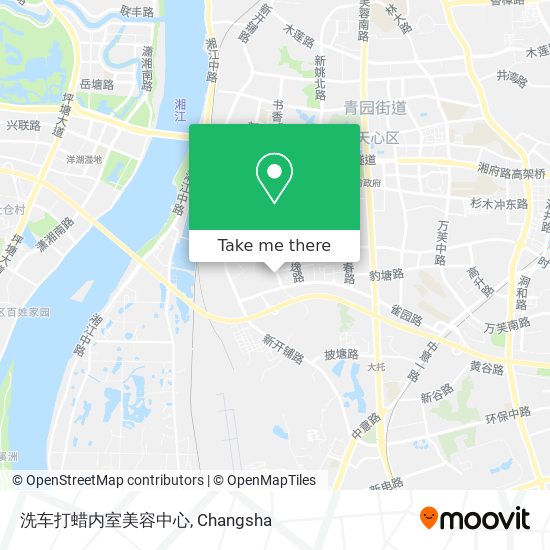 洗车打蜡内室美容中心 map