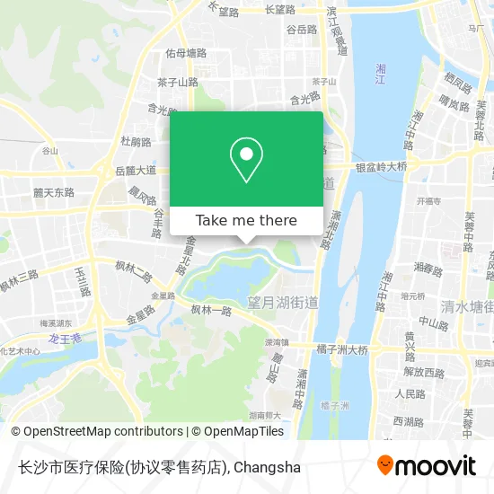 长沙市医疗保险(协议零售药店) map