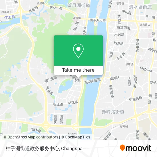 桔子洲街道政务服务中心 map