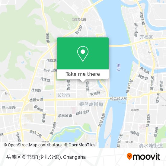 岳麓区图书馆(少儿分馆) map