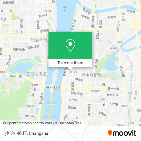 少明小吃店 map