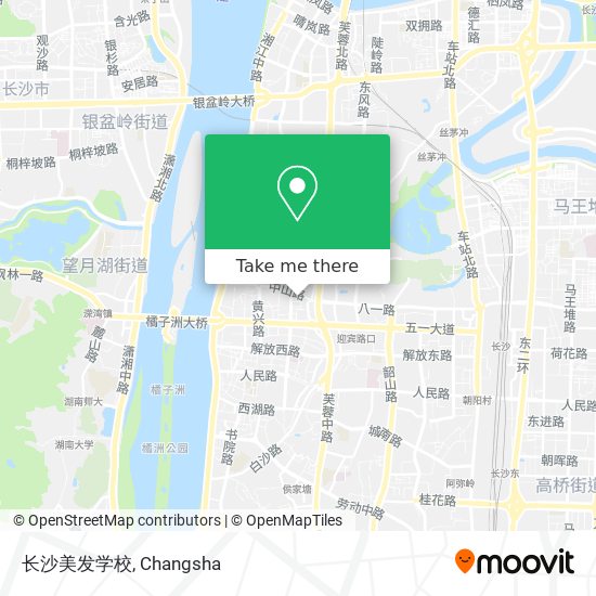 长沙美发学校 map