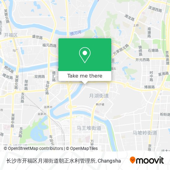 长沙市开福区月湖街道朝正水利管理所 map