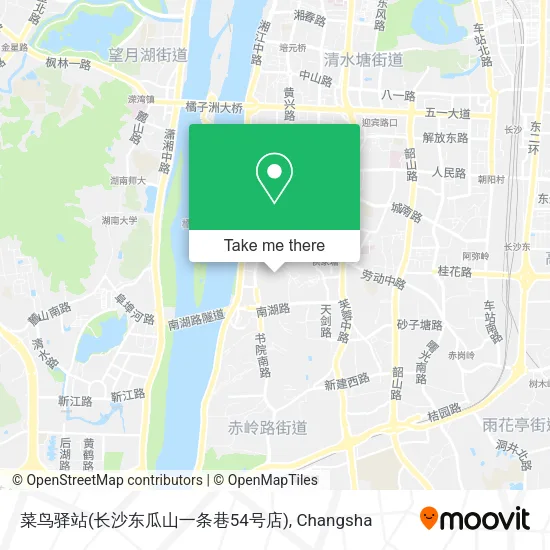 菜鸟驿站(长沙东瓜山一条巷54号店) map