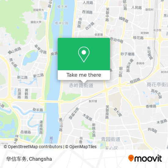 华信车务 map