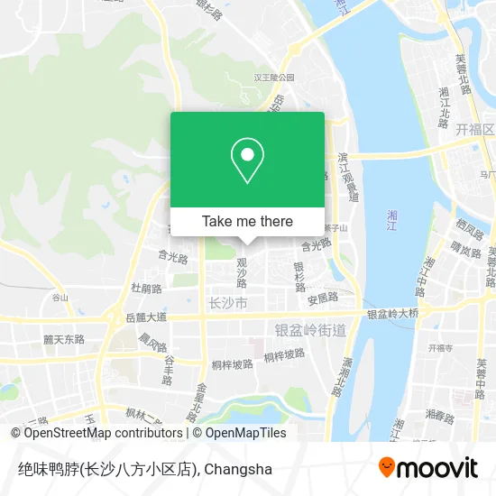 绝味鸭脖(长沙八方小区店) map