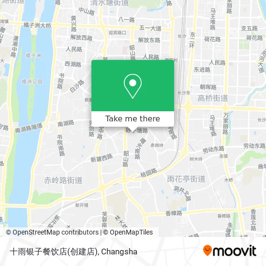 十雨银子餐饮店(创建店) map