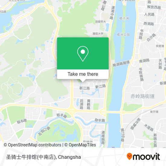 圣骑士牛排馆(中南店) map