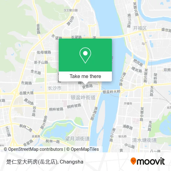 楚仁堂大药房(岳北店) map