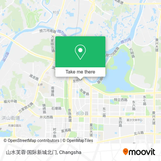 山水芙蓉·国际新城北门 map