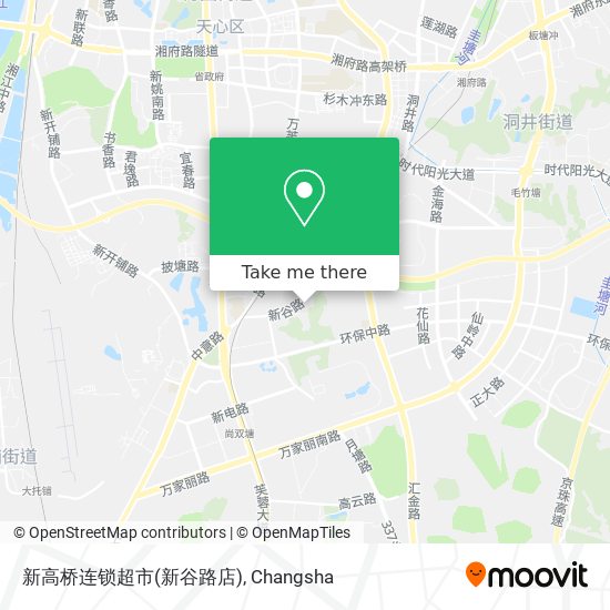 新高桥连锁超市(新谷路店) map
