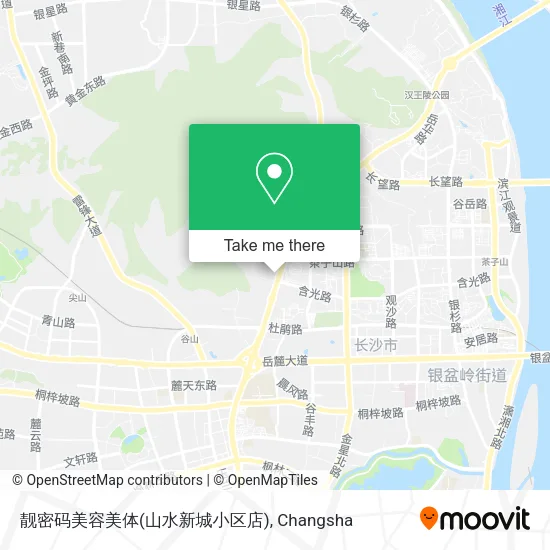 靓密码美容美体(山水新城小区店) map