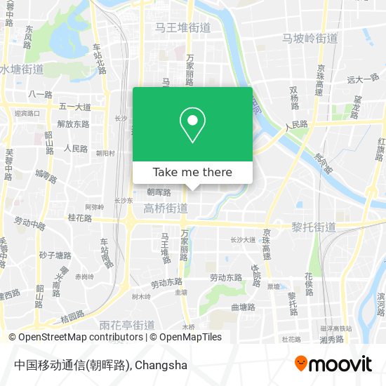 中国移动通信(朝晖路) map