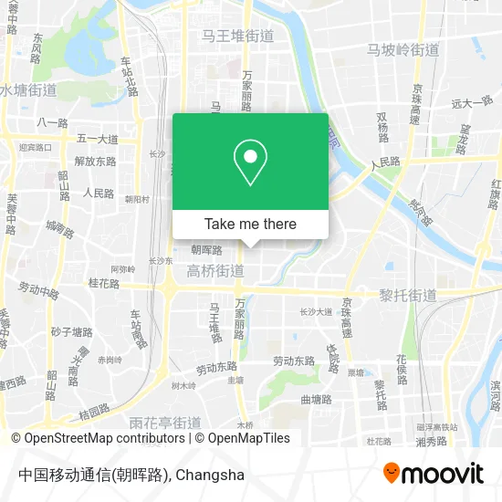 中国移动通信(朝晖路) map
