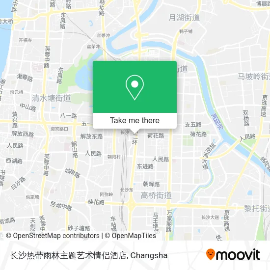 长沙热带雨林主题艺术情侣酒店 map