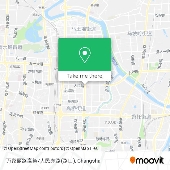 万家丽路高架/人民东路(路口) map