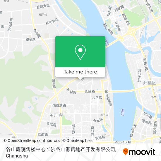 谷山庭院售楼中心长沙谷山源房地产开发有限公司 map