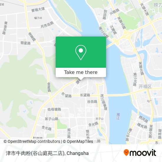 津市牛肉粉(谷山庭苑二店) map