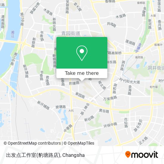 出发点工作室(豹塘路店) map
