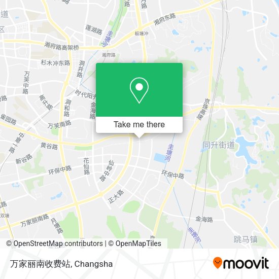 万家丽南收费站 map