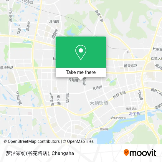 梦洁家纺(谷苑路店) map