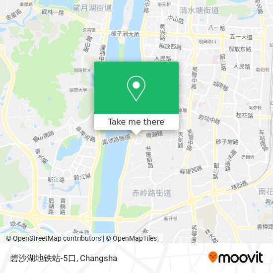 碧沙湖地铁站-5口 map