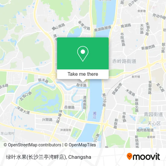 绿叶水果(长沙兰亭湾畔店) map