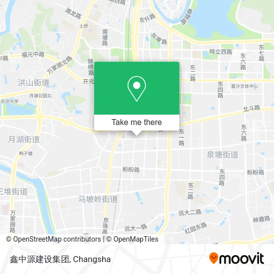 鑫中源建设集团 map