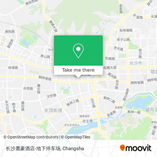 长沙麓豪酒店-地下停车场 map