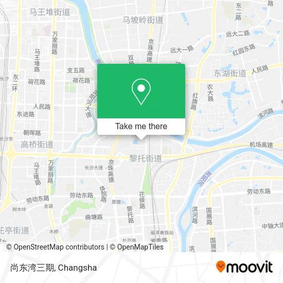 尚东湾三期 map