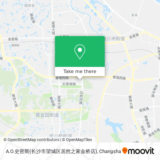A.O.史密斯(长沙市望城区居然之家金桥店) map