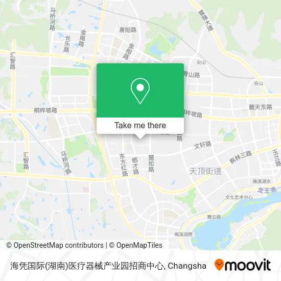 海凭国际(湖南)医疗器械产业园招商中心 map