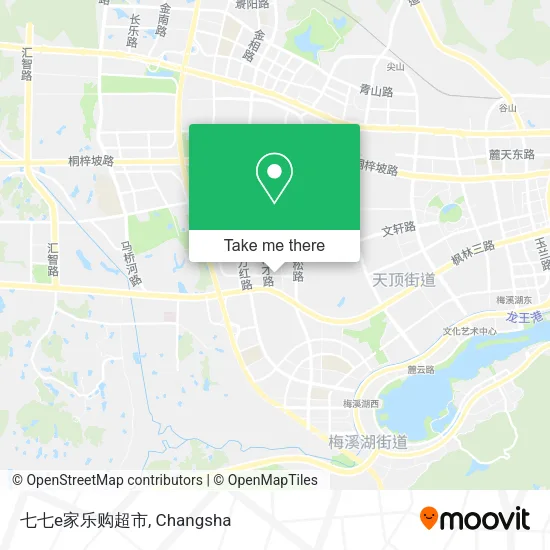 七七e家乐购超市 map