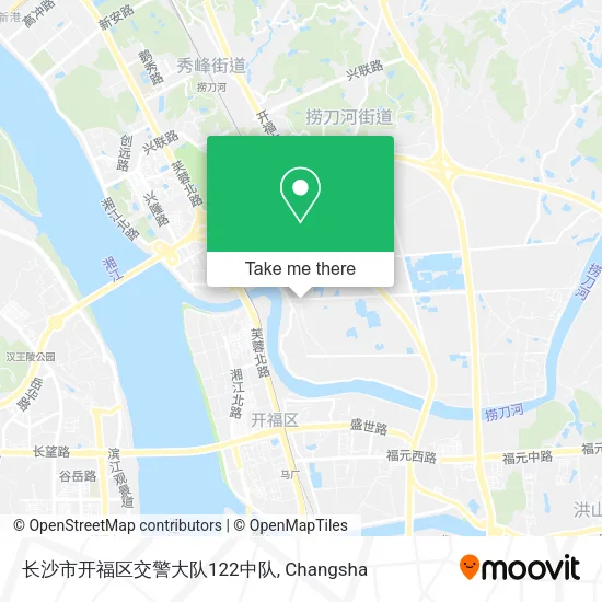 长沙市开福区交警大队122中队 map