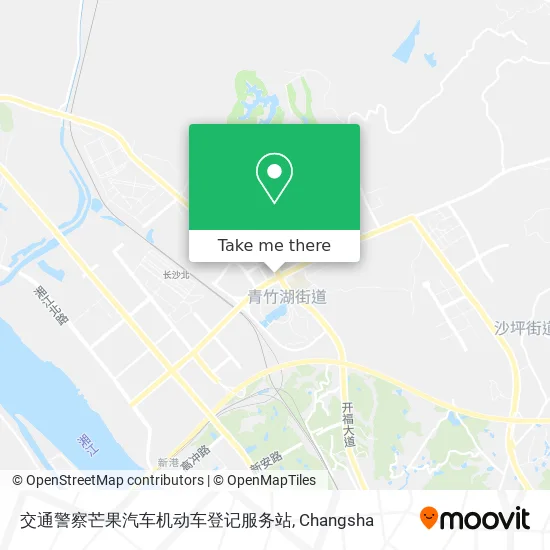 交通警察芒果汽车机动车登记服务站 map