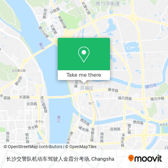 长沙交警队机动车驾驶人金霞分考场 map