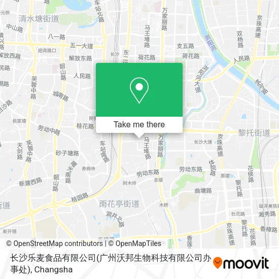 长沙乐麦食品有限公司(广州沃邦生物科技有限公司办事处) map