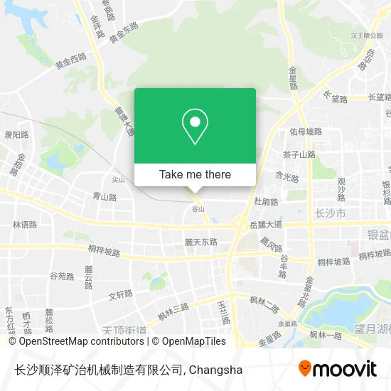长沙顺泽矿治机械制造有限公司 map