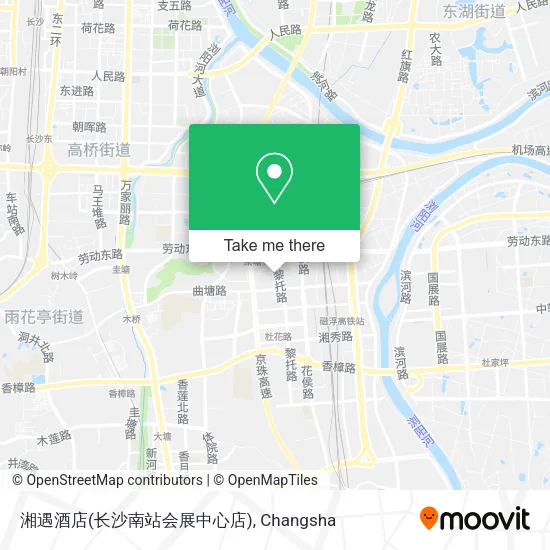 湘遇酒店(长沙南站会展中心店) map