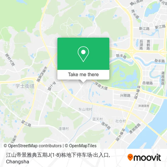 江山帝景雅典五期J(1-8)栋地下停车场-出入口 map
